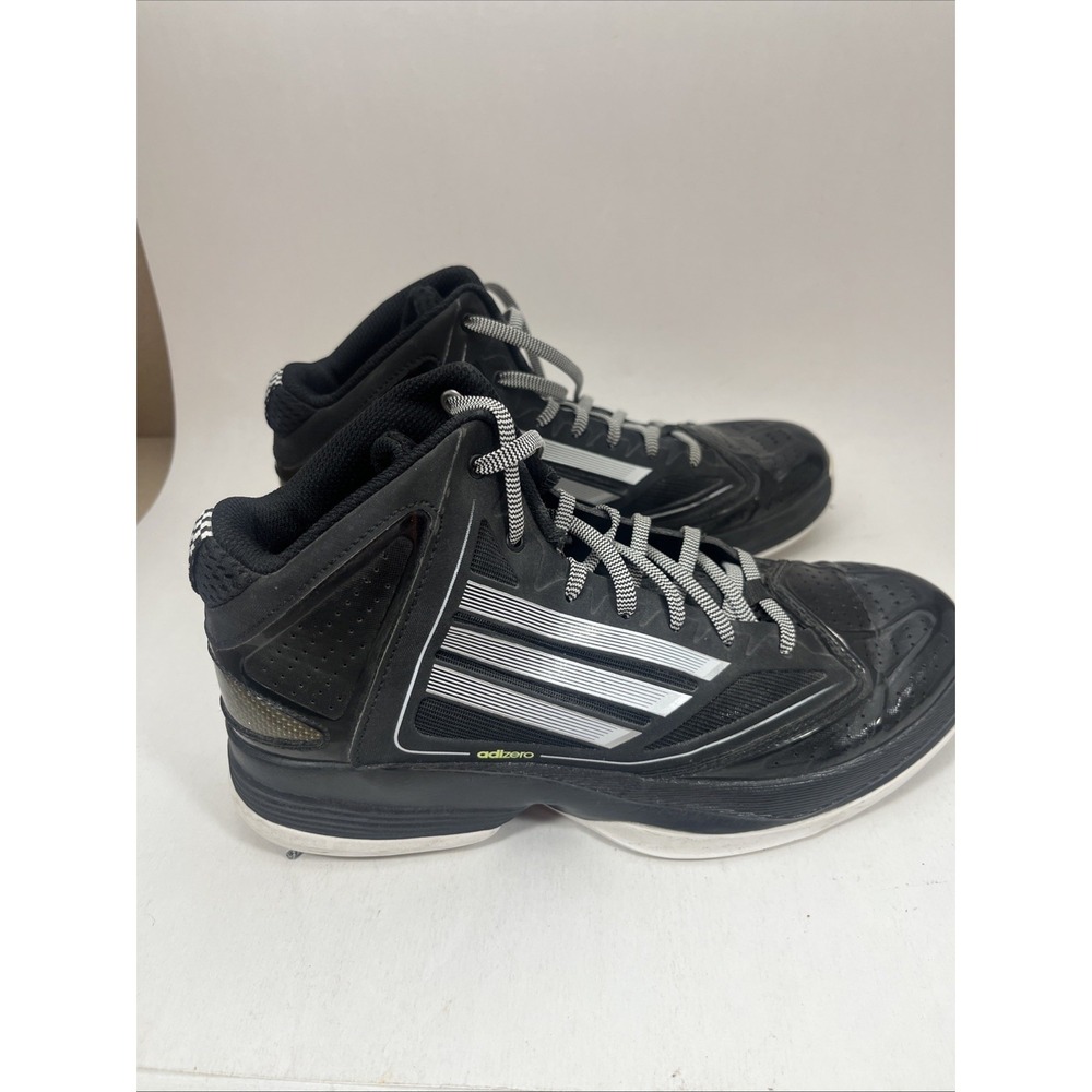 Adidas Adizero Basketball‎ Shoes Black Silver Size 7 Men G59961